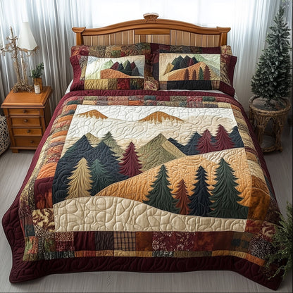 Forest Vibe 3-Piece Quilted Bedding Set GFTONL3686
