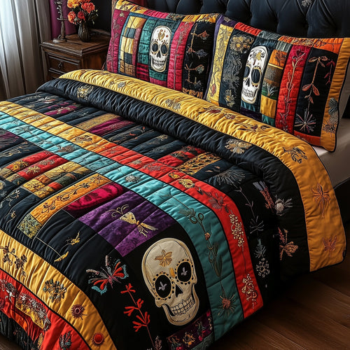 Ancient Library 3-Piece Quilted Bedding Set GFTONL3719