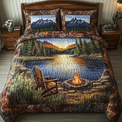 Cozy Harmony 3-Piece Quilted Bedding Set GFTONL3793