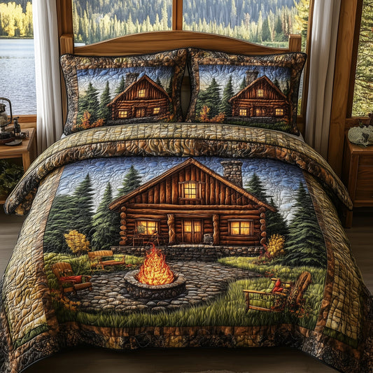 Cozy Harmony 3-Piece Quilted Bedding Set GFTONL3796