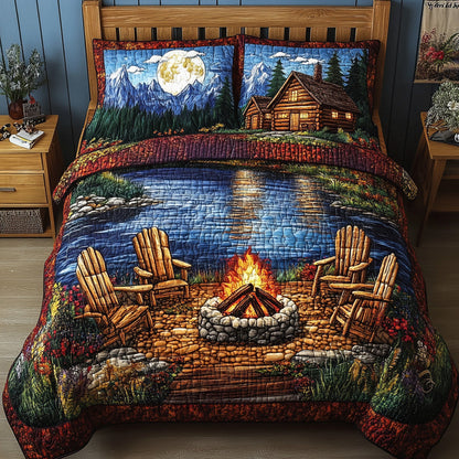 Midnight Harmony 3-Piece Quilted Bedding Set GFTONL3797
