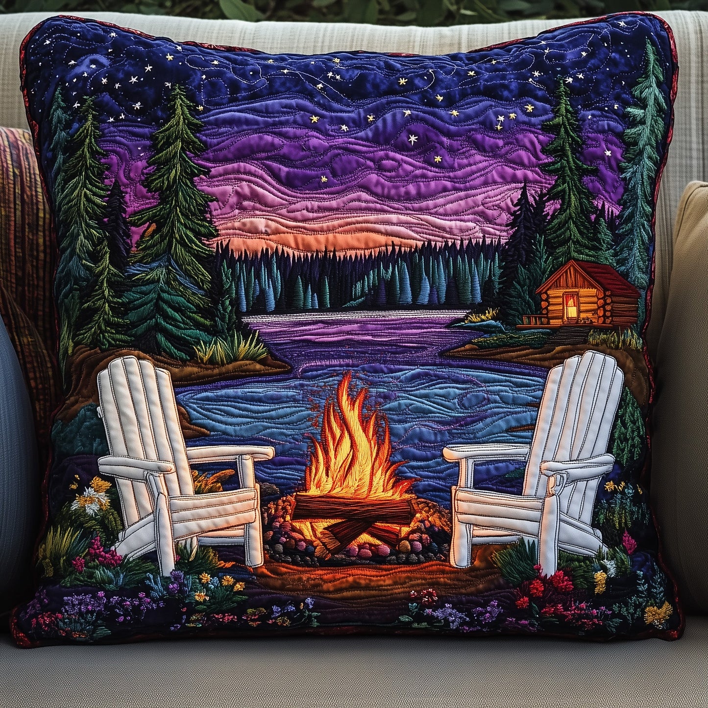 Midnight Harmony Quilted Pillow Case GFTONL4119