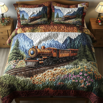 Rustic Train Duvet Cover Set GFTONL4415