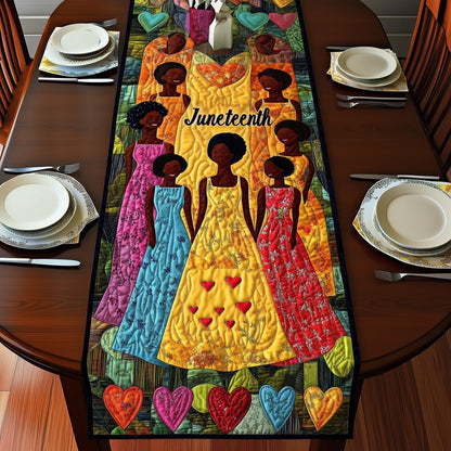 Proud Juneteenth Quilted Table Runner GFTONL4456