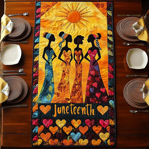 Proud Juneteenth Quilted Table Runner GFTONL4458