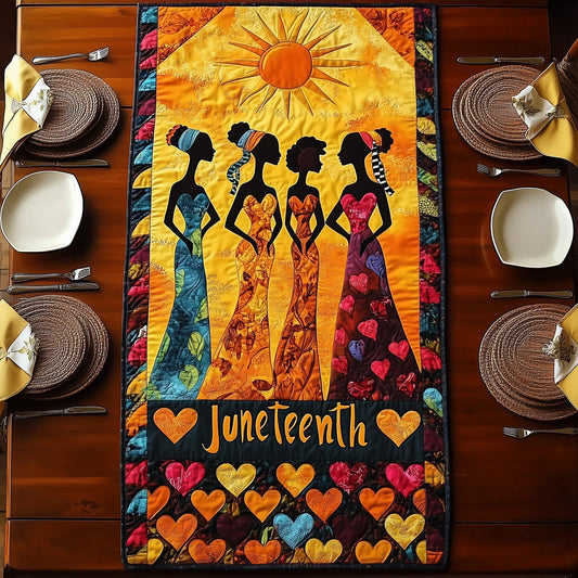 Proud Juneteenth Quilted Table Runner GFTONL4458