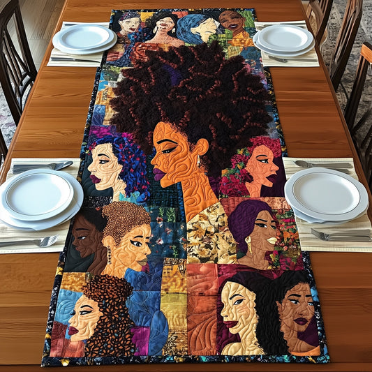 Divine Melanin  Quilted Table Runner GFTONL4613