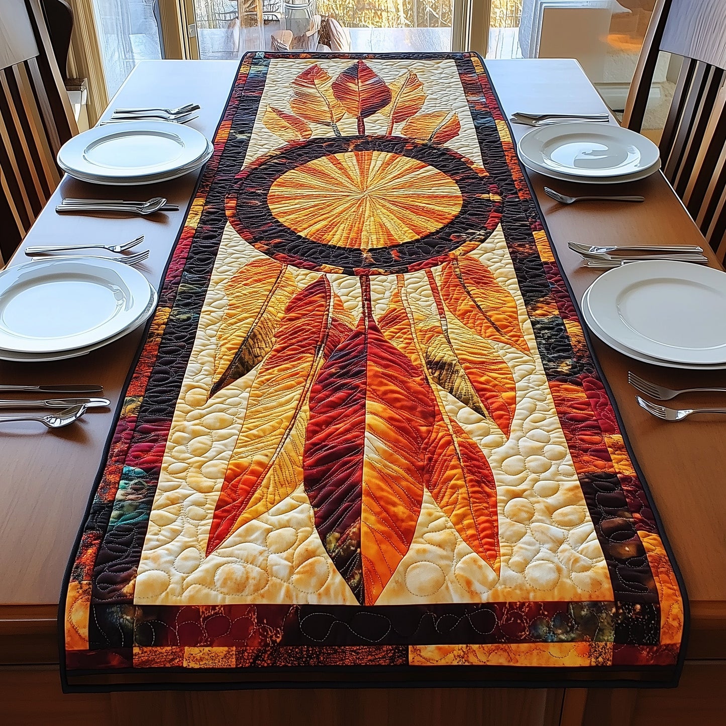 Sunfire Dreamcatcher Quilted Table Runner GFTONL4667