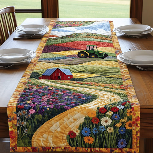Tractor Dream Quilted Table Runner GFTONL4677