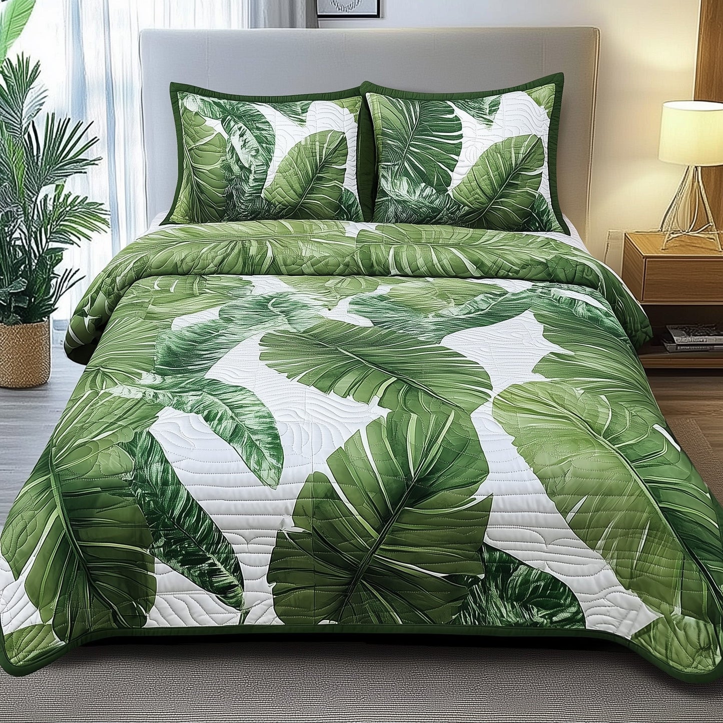 Tropical Heaven 3-Piece Quilted Bedding Set GFTONL4737
