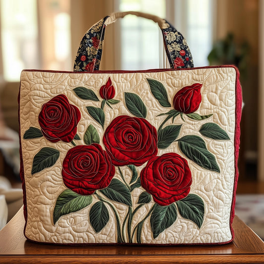 Rose Garden Quilted Tote Bag GFTONL4858