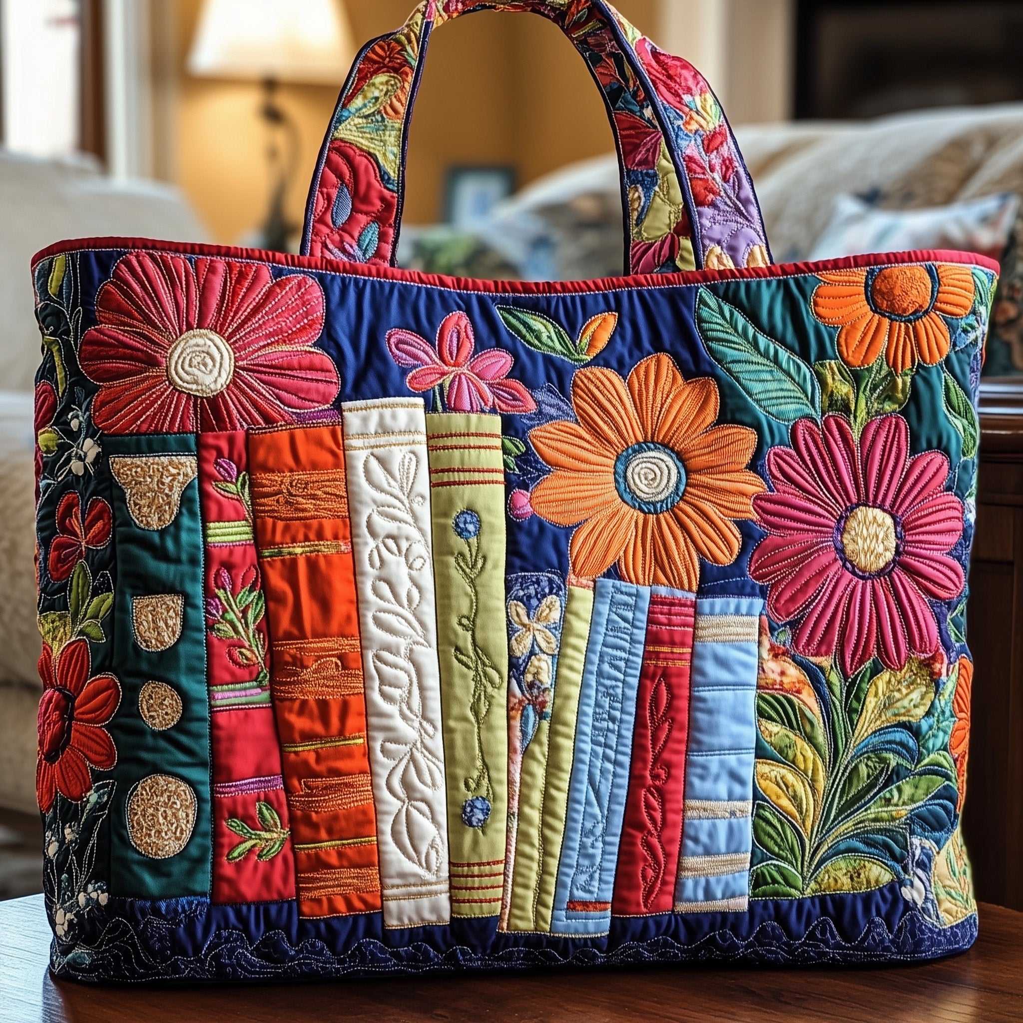 Bookworm Quilted Tote Bag GFTONL4862 – Willow Quilt