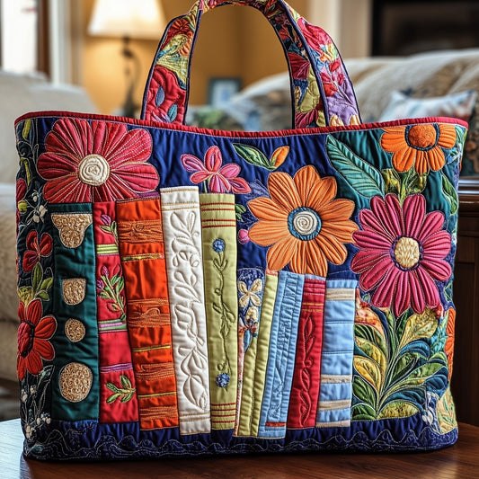 Bookworm Quilted Tote Bag GFTONL4862