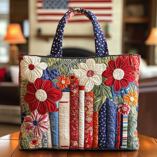 Bookworm Quilted Tote Bag GFTONL4864