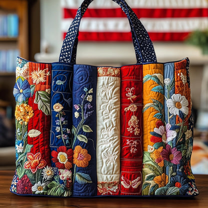 Bookworm Quilted Tote Bag GFTONL4874