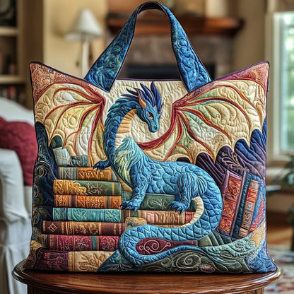 Dragon Quilted Tote Bag
