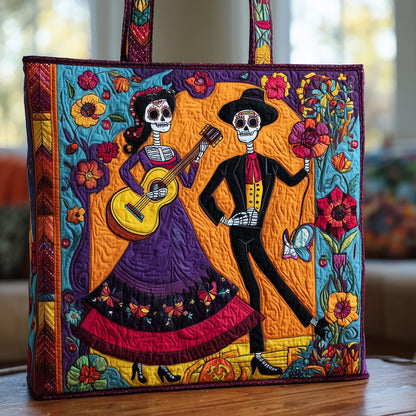Day Of The Dead Quilted Tote Bag GFTONL5049
