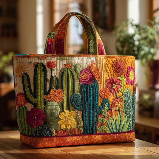 Cacti Garden Quilted Tote Bag GFTONL5066