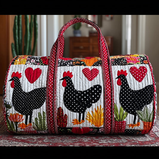Funky Chicken Quilted Duffle Bag GFTONL5117