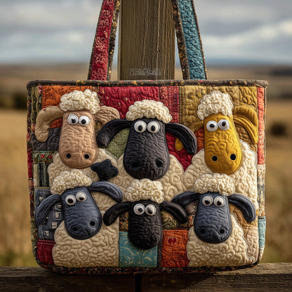 Funky Sheep Quilted Tote Bag GFTONL5245