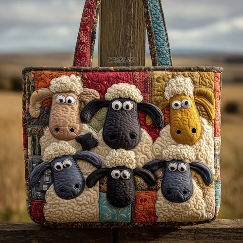 Funky Sheep Quilted Tote Bag GFTONL5245