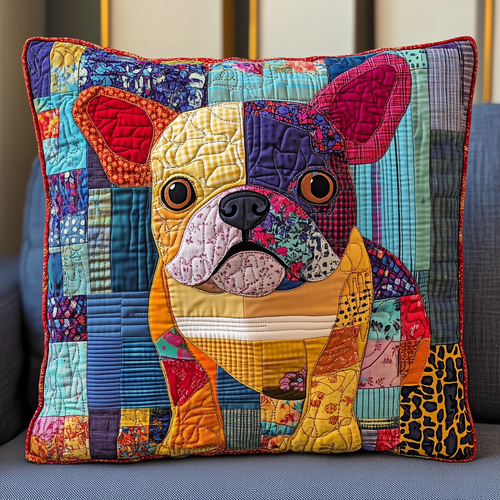 French Bulldog Quilted Pillow Case GFTONL533