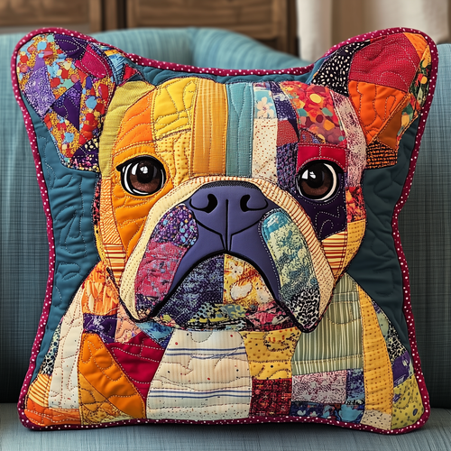 French Bulldog Quilted Pillow Case GFTONL535