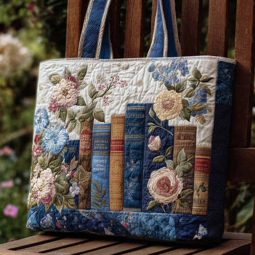 Bookworm Heaven Quilted Tote Bag GFTONL5381