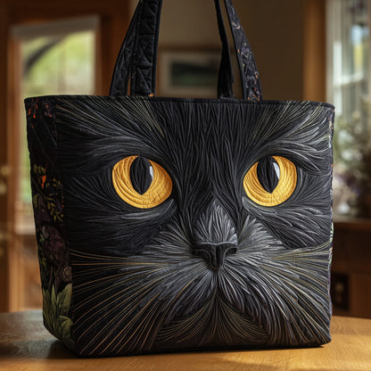 Black Pur Quilted Tote Bag GFTONL5495