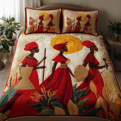 Proud To Rise 3-Piece Quilted Bedding Set GFTONL5596