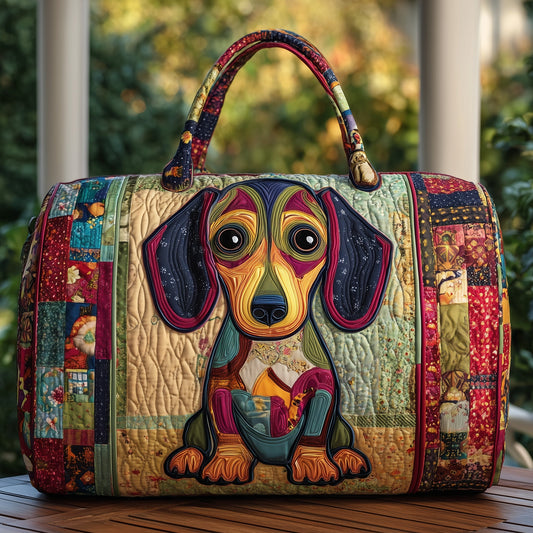 Dachshund Quilted Duffle Bag GFTONL5642