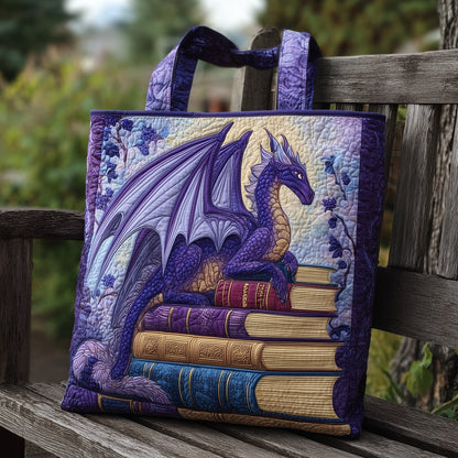 Purple Dragon Quilted Tote Bag GFTONL5728