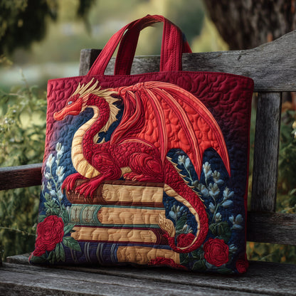 Red Dragon Quilted Tote Bag GFTONL5756
