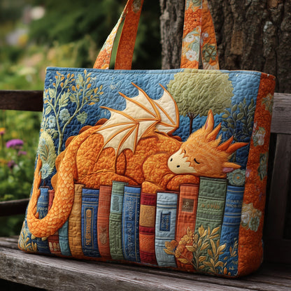 Sleeping Dragon Quilted Tote Bag GFTONL5776