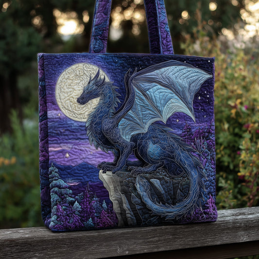 Lonely Dragon Quilted Tote Bag GFTONL5798