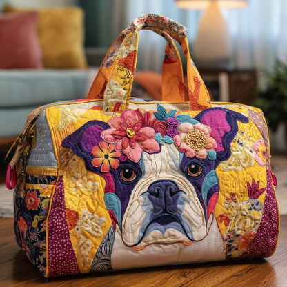 Bulldog Quilted Duffle Bag GFTONL5819