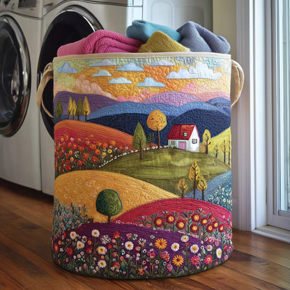 Valley Heaven Quilted Laundry Basket GFTONL5944