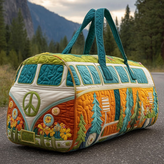 Hippie Van Quilted Duffle Bag GFTONL6013