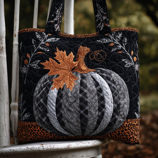Vintage Pumpkin Quilted Tote Bag GFTONL6134