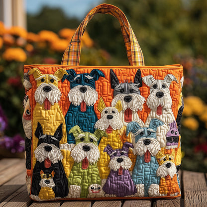 Schnauzer Quilted Tote Bag GFTONL6153