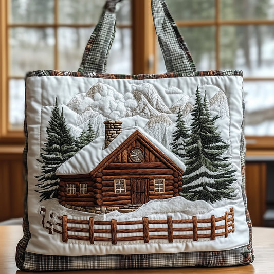 Rustic Cabin Quilted Tote Bag GFTONL6333