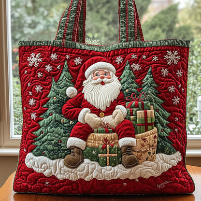 Santa Joy Quilted Tote Bag GFTONL6375