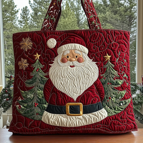 Adorable Santa Quilted Tote Bag GFTONL6420