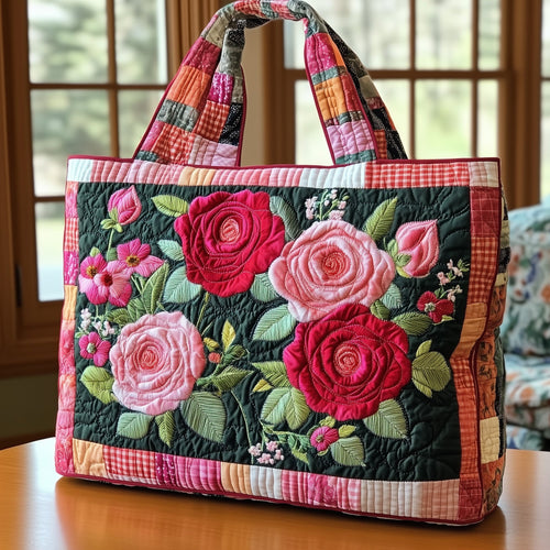 Blooming Petal Quilted Tote Bag GFTONL6543