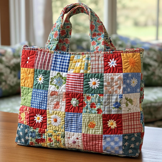 Garden Bloom Quilted Tote Bag GFTONL6545