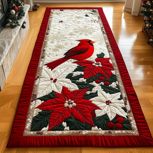 Cardinal Poinsettia Runner Rug GFTONL6655