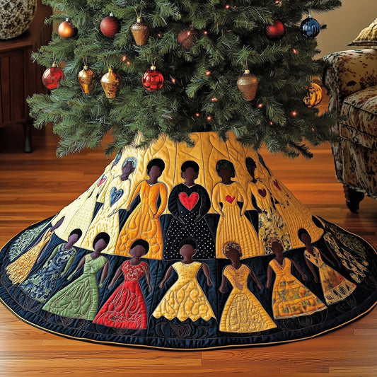 Divine Roots Quilted Tree Skirt GFTONL6867