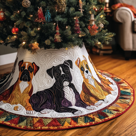 Boxer Quilted Tree Skirt GFTONL6907