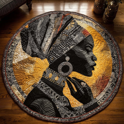 Golden Queen Quilted Round Mat GFTONL6950