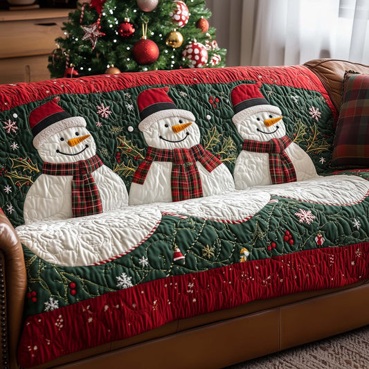 Festive Joy Quilted Sofa Cover GFTONL7241